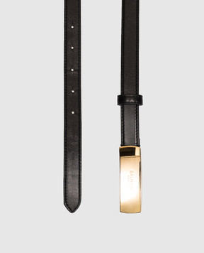 Balmain Black leather belt HN0WJ242LNPH
