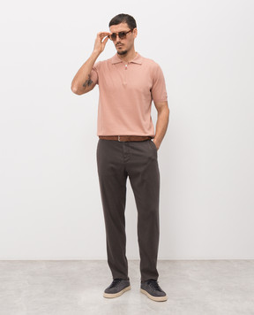 Kiton Pink polo UMKX33Z