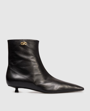 Sergio Rossi Surge black leather ankle boots B13270MCPT04