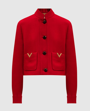 Valentino Red wool and silk jacket 8B3CJ5C55KJ