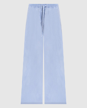 Dolce&Gabbana Blue striped pants FTDLFTFR536