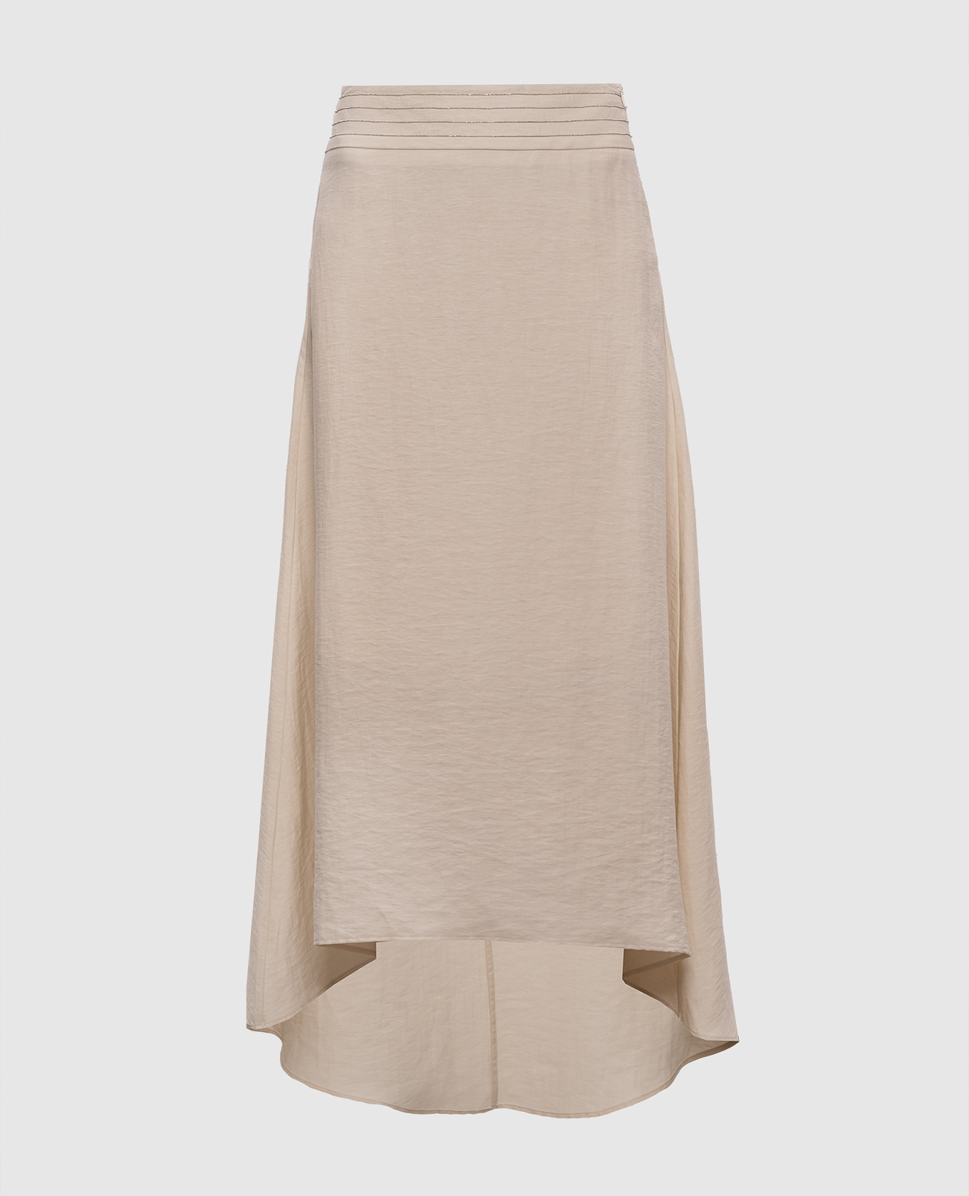 

Beige skirt with linen Peserico