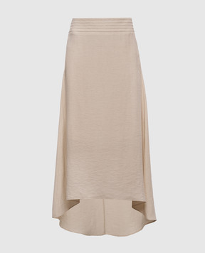 Peserico Beige skirt with linen A0511805435