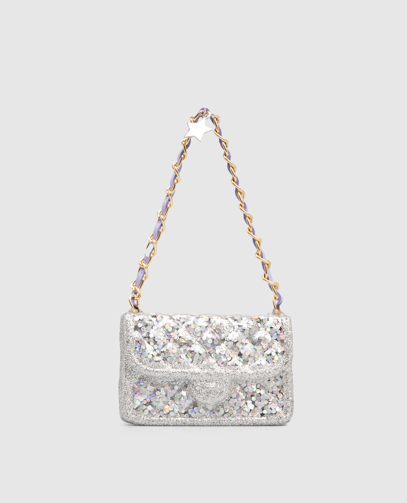 

Silver Christmas tree toy Fashion bag Vondels