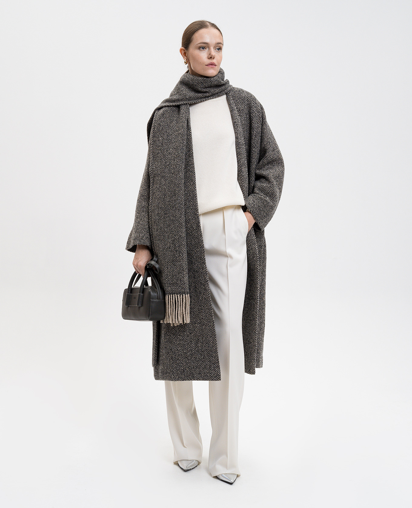 

White Adige wool trousers Max Mara