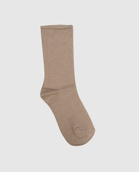 Brunello Cucinelli Brown socks with cashmere and silk M41945019