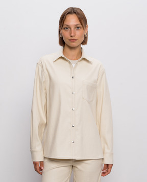 Peserico Beige shirt with lurex A0685300589