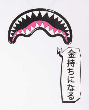 Sprayground Shark in Japan children's white t-shirt SPY1553WHT