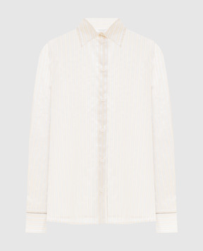 Peserico Beige striped shirt S0606002690