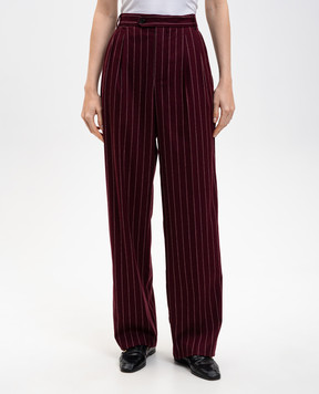 Max & Co ON THE ROCK burgundy wool pants ONTHEROCK