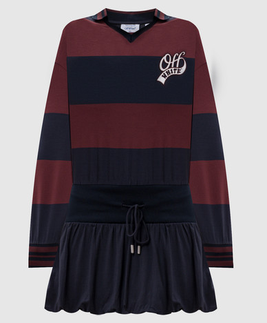 Striped mini dress