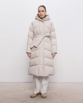 MooRER Beige down jacket WINTRA WINTRASTP