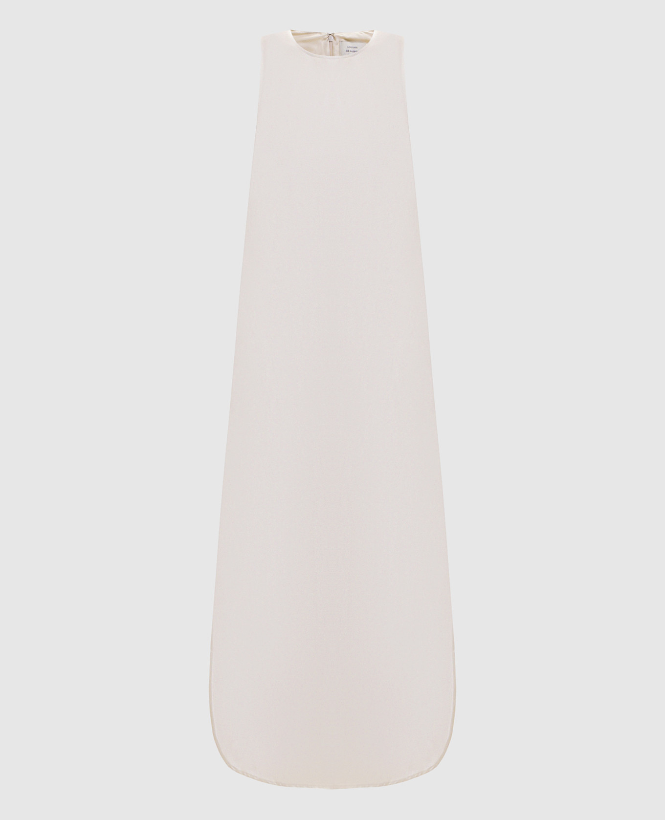 Paloma beige silk dress