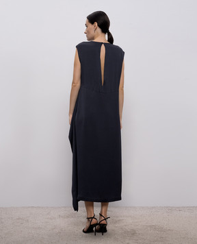 Peserico Blue midi dress A0206501943