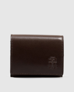 Brunello Cucinelli Brown leather wallet MWVEBU450