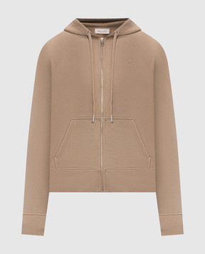 Ami Paris Beige sports jacket with emblem USW759747