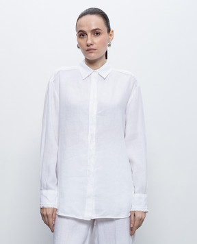 Peserico White linen shirt M06015T001617
