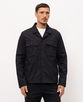 Officina 36 Black shirt-style jacket 0774700528