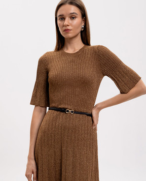 Twinset Black leather belt 261TA4180