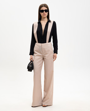 Dondup Beige wool pants DP872WFH188DXXX