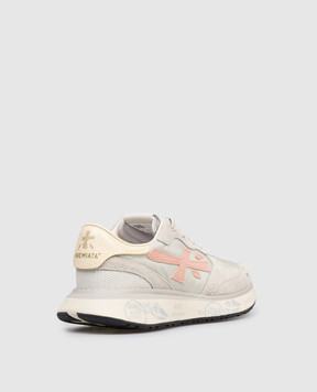 Premiata Lauryn green combination sneakers LAURYN8184