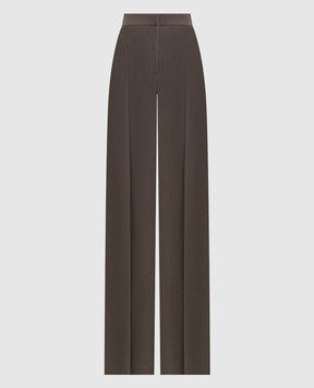 Agnona Khaki wool pants T71207YUW022