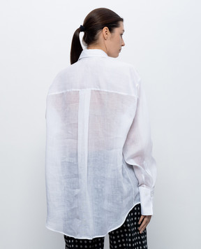 Ermanno Scervino White blouse with pockets D482K754TUG
