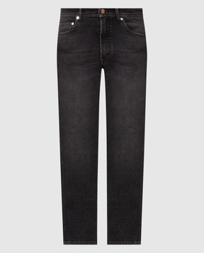 Peserico Grey jeans with logo patch R54717L18Q04360
