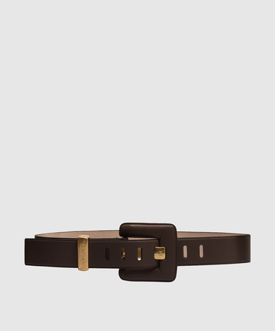 Anthem Brown Leather Belt