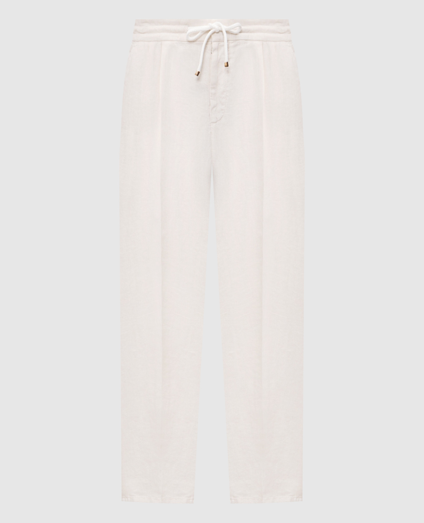 Ivory linen pants