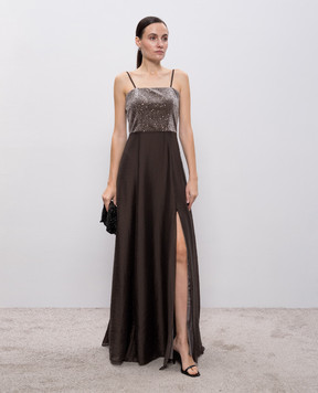 Peserico Maxi dress with sequins E027636645B