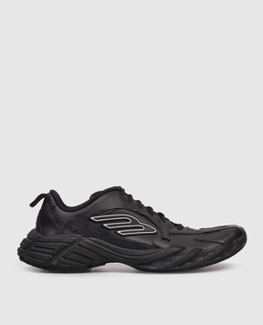 Balenciaga Black leather Monday sneakers 825418WDTSC