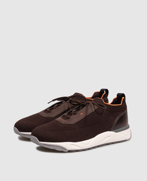 Santoni Brown sneakers MBIO21601BGRNHOD