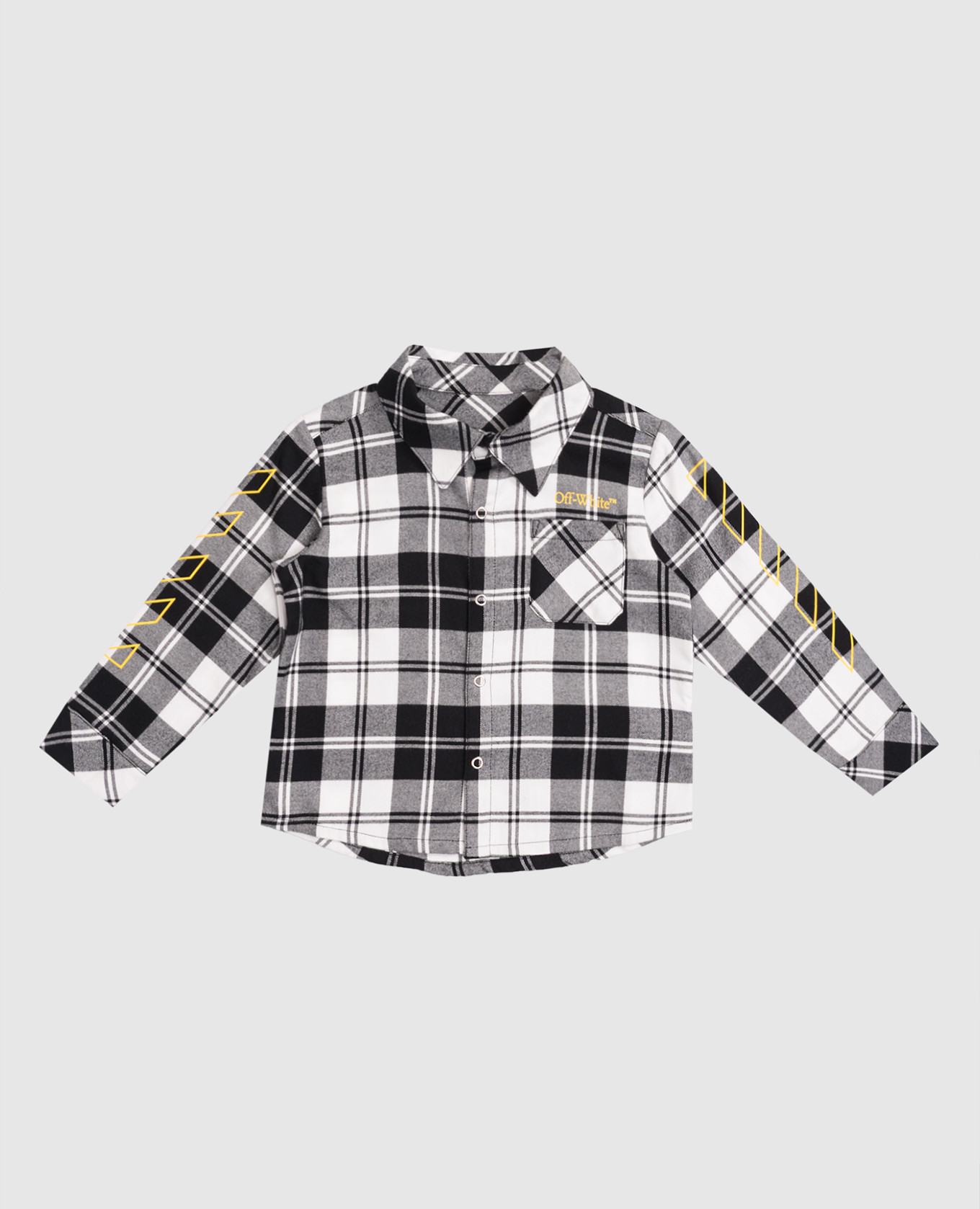 

Children's gray checkered shirt Off-White, Grey