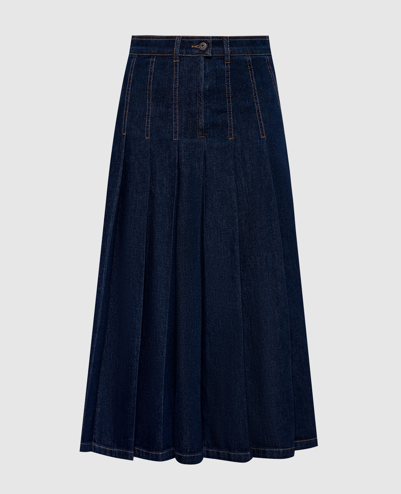 

Blue denim midi skirt WKDOVALE Max Mara Weekend
