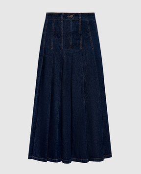 Max Mara Weekend Blue denim midi skirt WKDOVALE WKDOVALE
