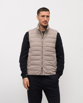 Peserico Beige down vest R530773604I