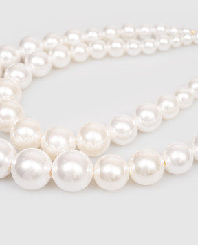 Dolman Bijoux White double layer necklace 75171