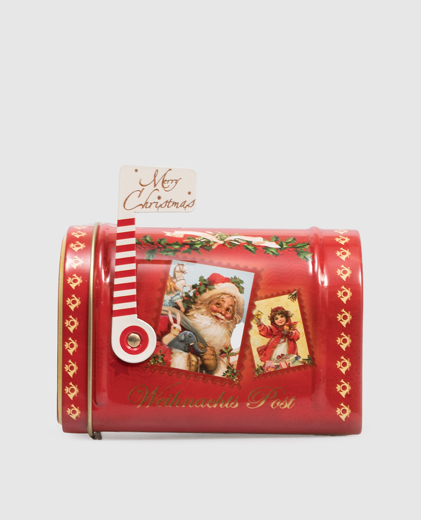 

Christmas Nostalgia candy set with milk chocolate and praline cream 95 g Heidel, Red