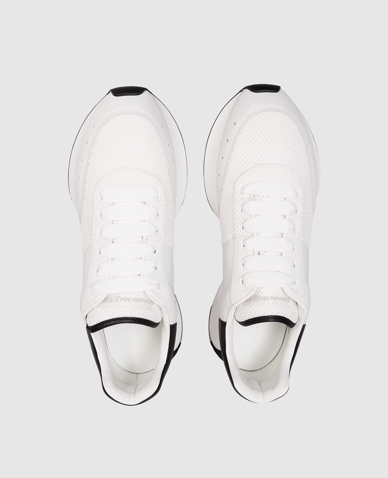 

White combination sneakers with logo Alexander McQueen