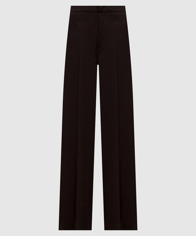 Bruine wollen broek