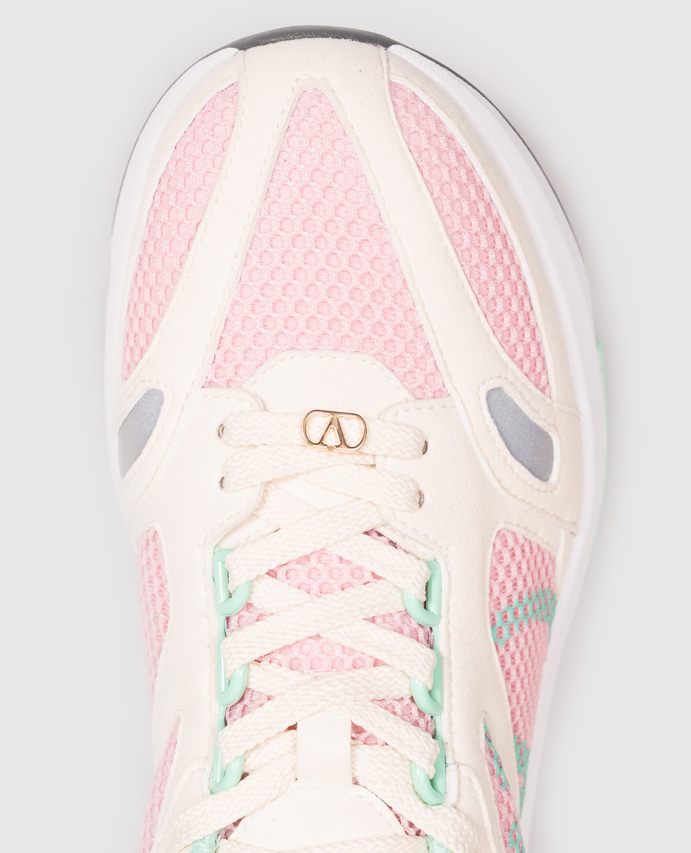 Pink combination sneakers with reflective inserts Valentino 5