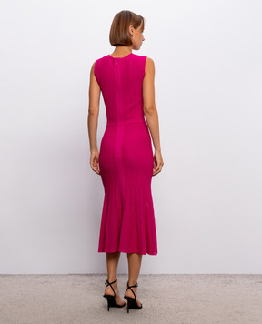 Herve Leger Pink Alice midi dress 46DKP8576138