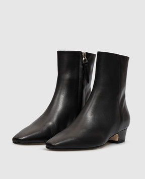 Aeyde Lilia black leather ankle boots AB0733002001226