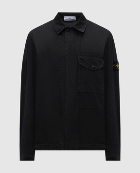 Stone Island Black shirt-style jacket L1S151200001S0004