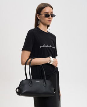 Ann Demeulemeester Dolly black leather tote bag B0013891LT191