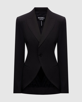 Max & Co Black TENNIS jacket with wool MCLTENNIS