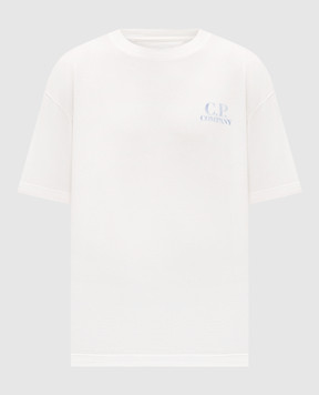 C.P. Company White T-shirt with print MTS143A110579W
