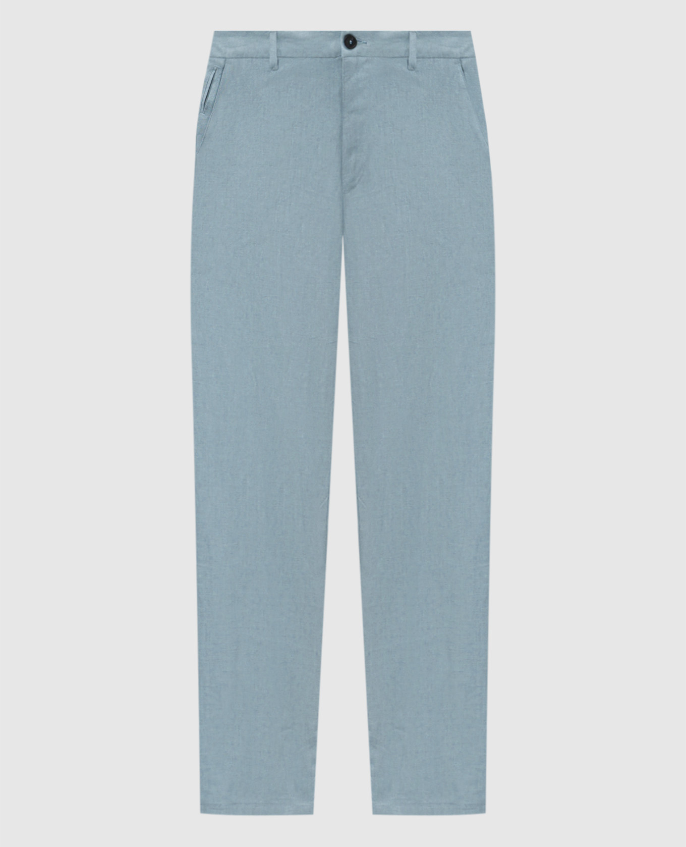 Blue linen pants