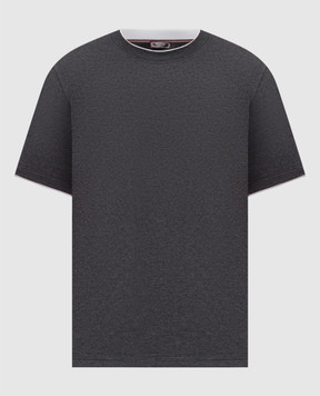 Peserico Grey melange T-shirt R55044J0Q602358